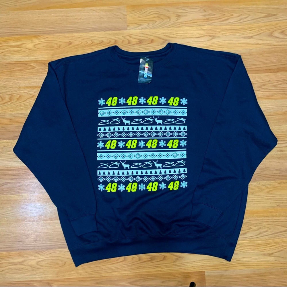 Hendrick Motorsports #48 Christmas Sweater - XXL